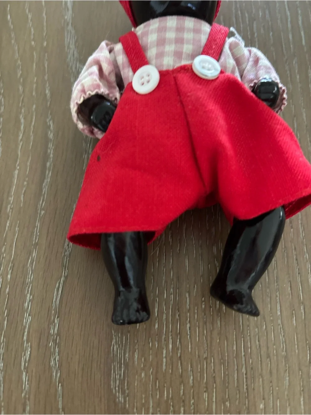 Vintage 1950s Black Americana doll bisque 6” jointed moveable arms legs CUTE